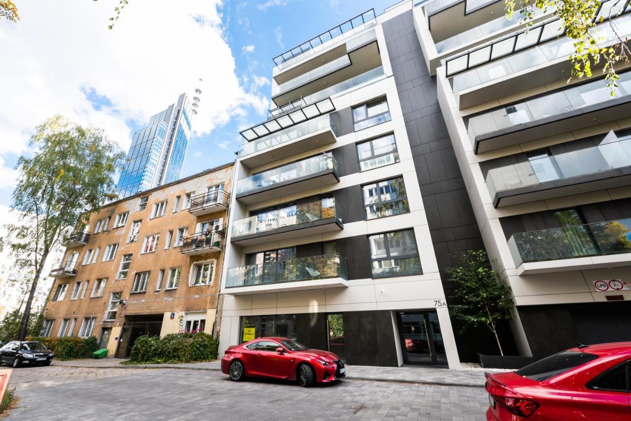 Zlota Sophisticated Apartment Warschau Exterior foto